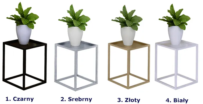 Dostępne warianty kolorystyczne kwietnika Tindra 3X