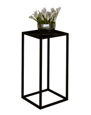 Czarny stojak na kwiaty w stylu industrialnym - Shiner 4X w sklepie Edinos.pl