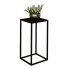 Czarny stojak na kwiaty w stylu industrialnym - Shiner 4X