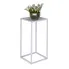 Biały stojak na kwiaty z metalowym stelażem - Shiner 4X