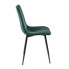 Zielone nowoczesne krzesło do salonu Ango