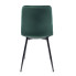 Zielone tapicerowane krzesło Ango