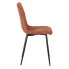 Rude nowoczesne krzesło do salonu Ango