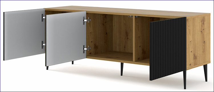 Wnętrze szafki rtv Melis 10X