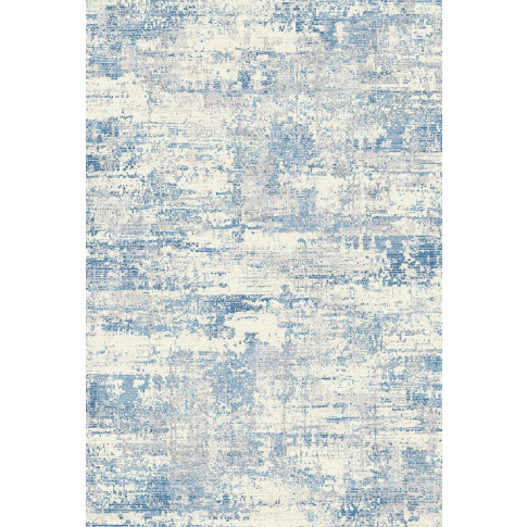 Niebieski melanżowy dywan do nowoczesnego wnętrza Izos 7X