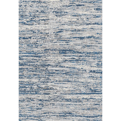 Niebiesko szary dywan minimalistyczny Izos 7X
