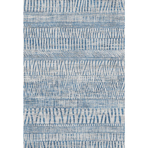 Niebieski dywan nowoczesny we wzorki Izos 8X