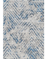 Niebiesko-szary dywan w nowoczesną jodełkę - Izos 6X w sklepie Edinos.pl