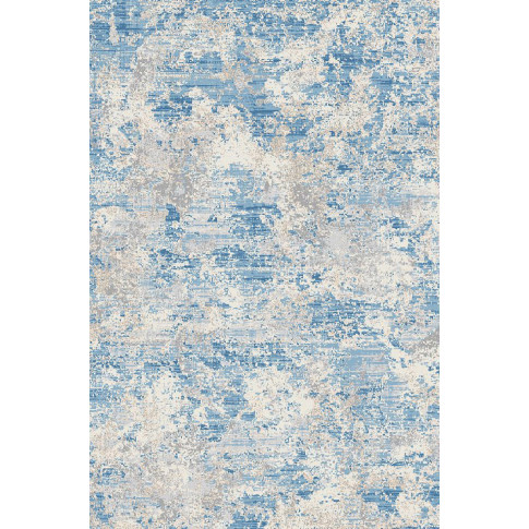 Jasnoniebieski melanżowy dywan do sypilani nowoczesnej Izos 7X