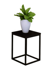 Czarny metalowy stojak na kwiaty - Omono 4X