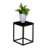 Czarny metalowy stojak na kwiaty - Omono 4X
