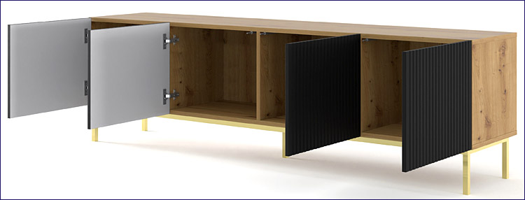 Wnętrze szafki rtv Melis 12X