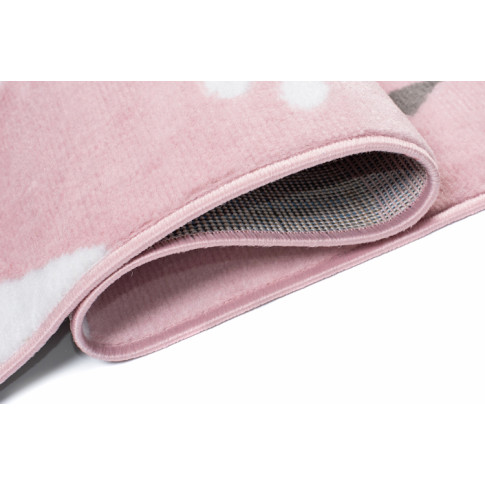 Różowy dywan w pandy Jomi 5X