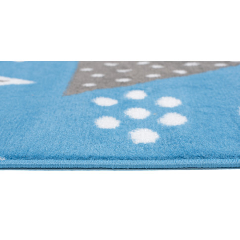 Niebieski chłopięcy dywan w pandy Jomi 5X