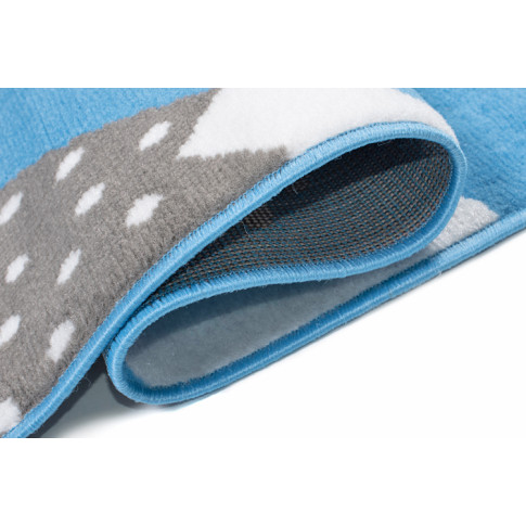 Nowoczesny dywan w pandy w kolorze niebieskim Jomi 5X