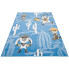 Niebieski dywan z motywem kowbojskim Jomi 12X