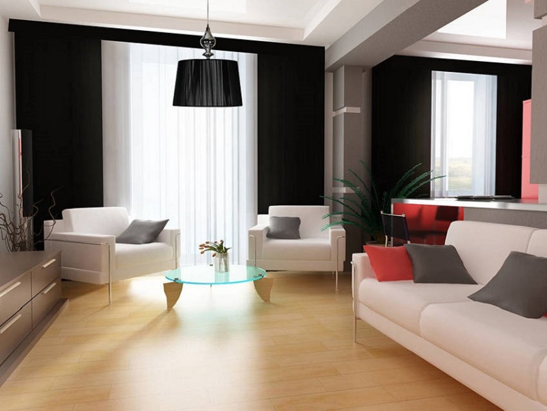 Produkt Czarna lampa wisząca z nitkowym abażurem - V160-Rotom
