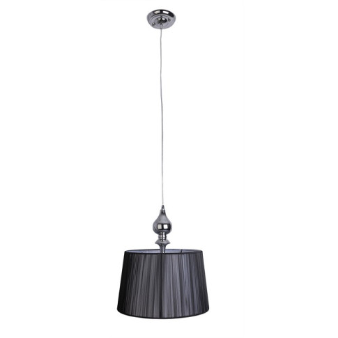 Czarna nowoczesna stylowa lampa wisząca glamour V160-Dusali