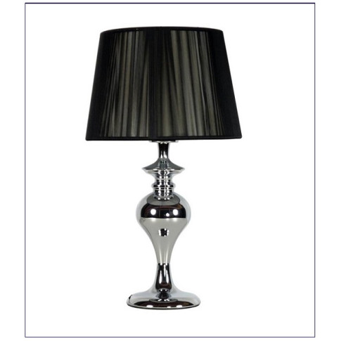 Czarna lampa stołowa glamour V164-Dusali