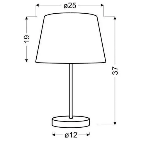 Żółta lampa stojąca V166-Elopi