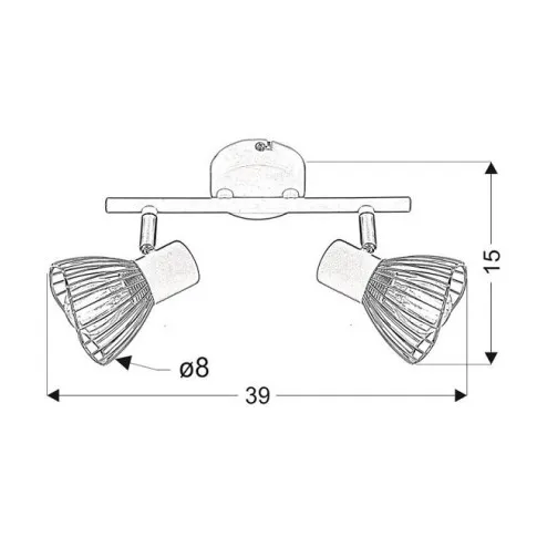 Biała lampa sufitowa V170-Portia