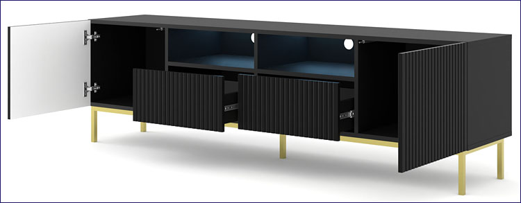 Wnętrze szafki rtv Melis 11X