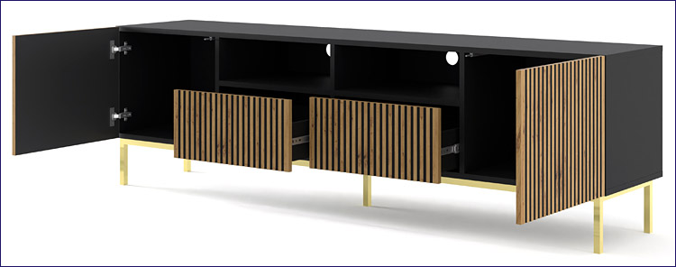 Wnętrze szafki rtv Melis 11X