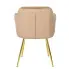 Beżowe krzesło fotelowe Vamo