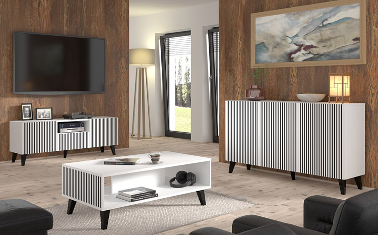 Wizualizacja aranżacji z meblami Livorno