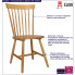 Infografika naturalnego krzesła prl vintage patyczak Flos
