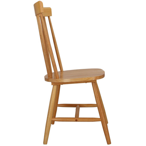 Naturalne drewniane krzesło kuchenne Flos