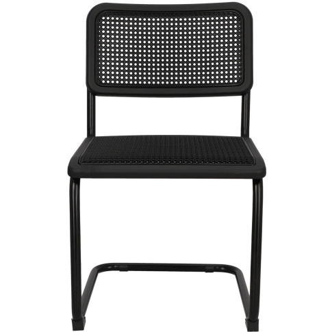 Czarne nowoczesne krzesło swing Vobo 3X
