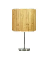 Lampka nocna z drewnianym kloszem - K203-Boden w sklepie Edinos.pl
