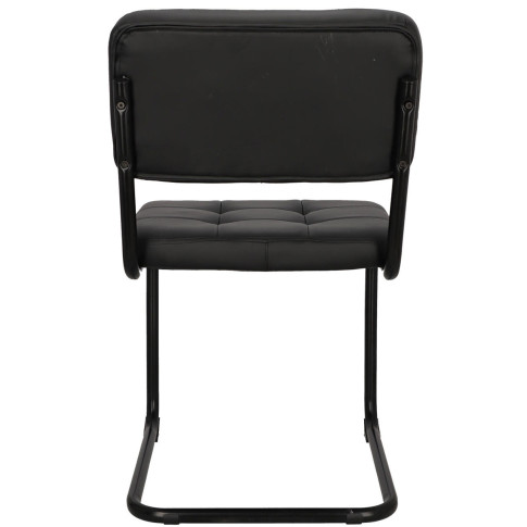 tapicerowane krzeslo skora ekologiczna z plozami vobo 4x