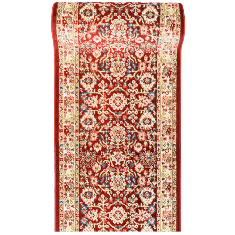 Czerwony chodnik dywanowy klasyczny Rekis 5X