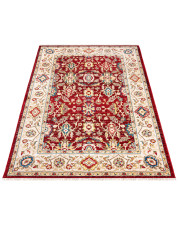 Prostokątny czerwony dywan w klasycznym stylu - Iraz 4X w sklepie Edinos.pl