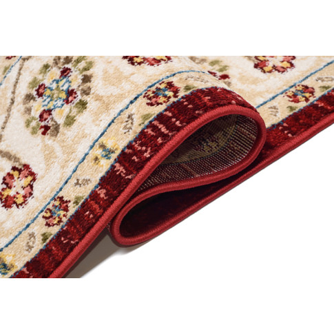 Wzorzysty czerwony dywan w klasycznym stylu Iraz 4X