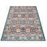Niebieski wzorzysty dywan w klasycznym stylu Iraz 6X