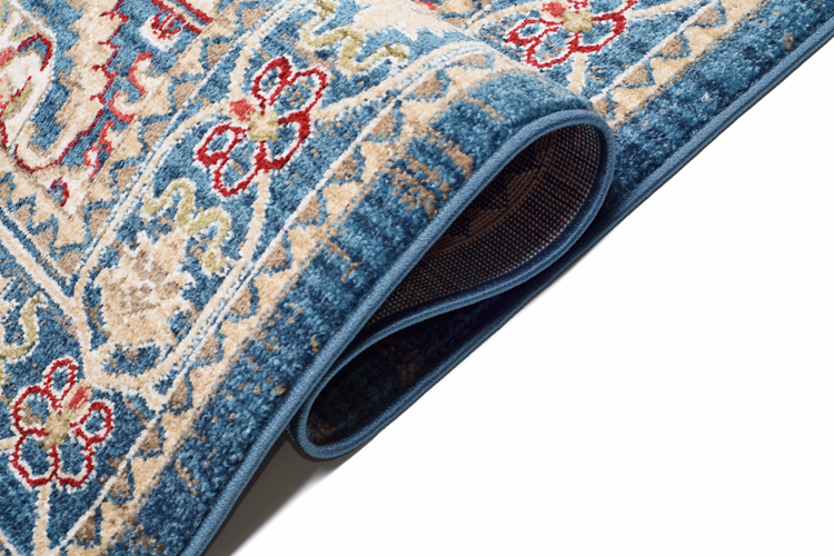 Niebieski dywan w klasycznym stylu Iraz 6X