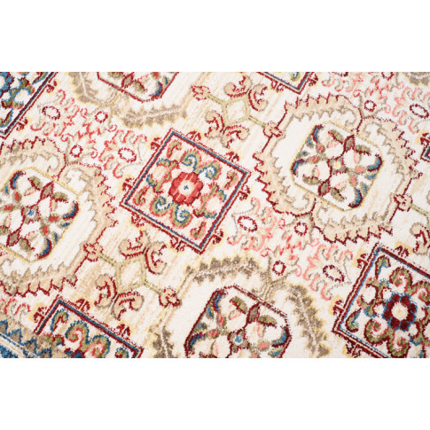 Klasyczny kremowy dywan w perski wzór Iraz 6X