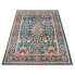 Niebieski wzorzysty dywan z frędzlami Iraz 7X