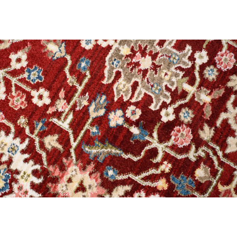 Czerwony klasyczny dywan z frędzlami Iraz 8X