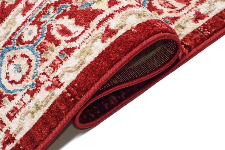 Czaerwony dywan w retro stylu Iraz 10X