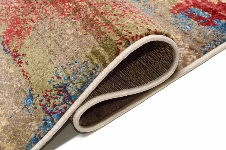 Kremowy prostokątny dywan w  z frędzlami  Bodi 5X