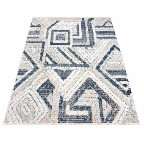 Prostokątny dywan w geometryczny wzór bodi 6X — kopia