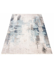 Nowoczesny jasnobeżowy dywan z frędzlami - Bodi 4X