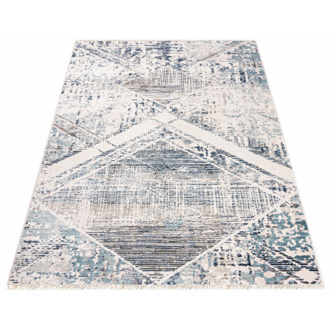 Prostokątny dywan w nowoczesny geometryczny wzór bodi 6X