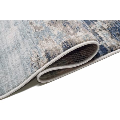 prostokatny niebieski dywan w stylu nowoczesnym bodi 4X