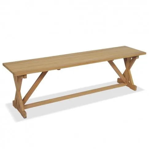 Zdjęcie Ławka ogrodowa Ravi drewno tekowe | Edinos.pl