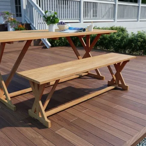 Fotografia Ławka ogrodowa Ravi z kategorii Stoły, krzesła, ławki